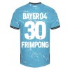 Original Fußballtrikot Bayer 04 Leverkusen Jeremie Frimpong 30 Ausweichtrikot 2023-24 Für Herren